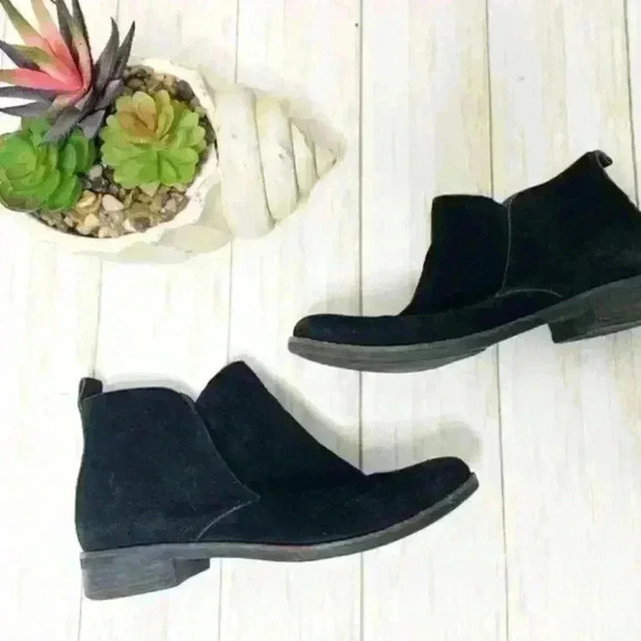 Lucky Brand black lk-nightt booties ankle boot 9.5 - Picture 1 of 9
